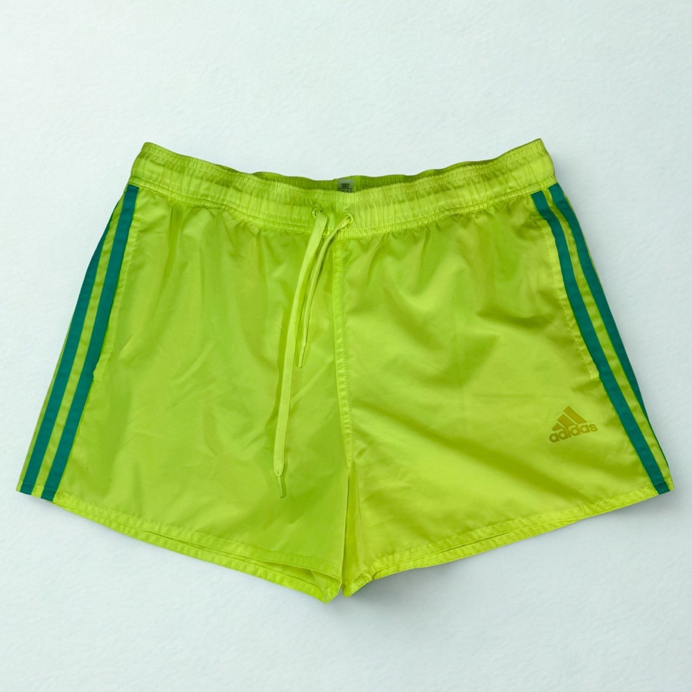 Adidas Neon Swim Trunks 5.5” Size M